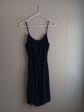 Old Navy Rayon Women’s Navy Spaghetti Strap Dress Size S